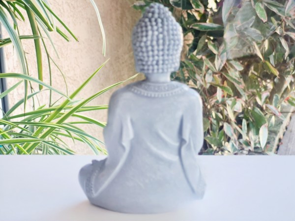 Statuette bouddha méditation